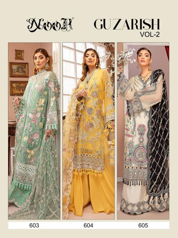 Noor Guzarish 2 Fancy Georgette Embroidery Pakistani Salwar